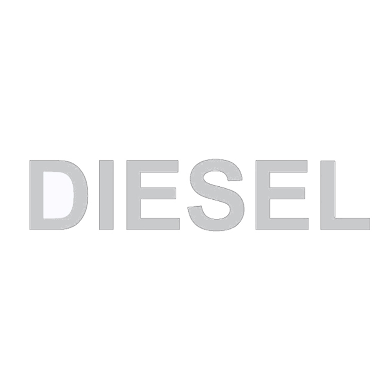 Βλησαρούλης Car Center - Αυτοκόλλητο Σήμα Diesel Μικρό 7 x 1.5cm Ασημί 1 Τεμάχιο
