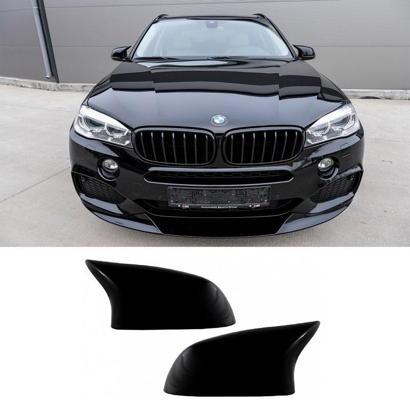 Βλησαρούλης Car Center - Καπάκια Καθρεφτών Για Bmw X3 F25, X4 F26, X5 F15, X6 F16 M4 Look Γυαλιστερό Μαύρο 2 Τεμάχια