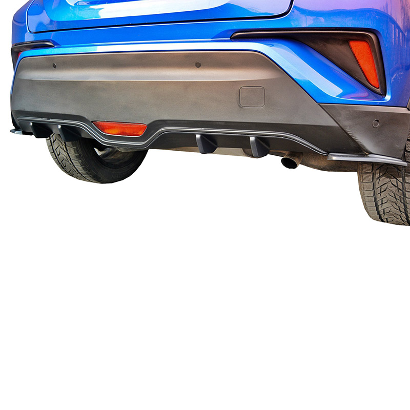 Βλησαρούλης Car Center - Diffuser Πίσω Προφυλακτήρα Για Toyota C-HR 2016-2019 Γυαλιστερό Μαύρο Maxton Design Από Abs Πλαστικό 1 Τεμάχιο