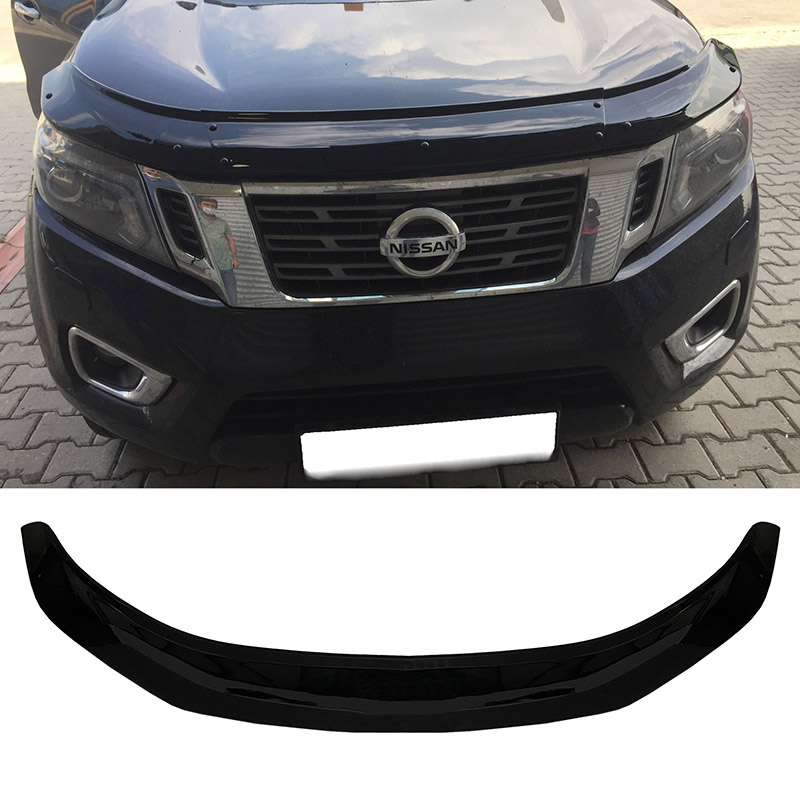 Βλησαρούλης Car Center - Ανεμοθραύστης / Αντιανεμικό Καπό Για Nissan Navara 2015-2020 Μαύρο Χρώμα