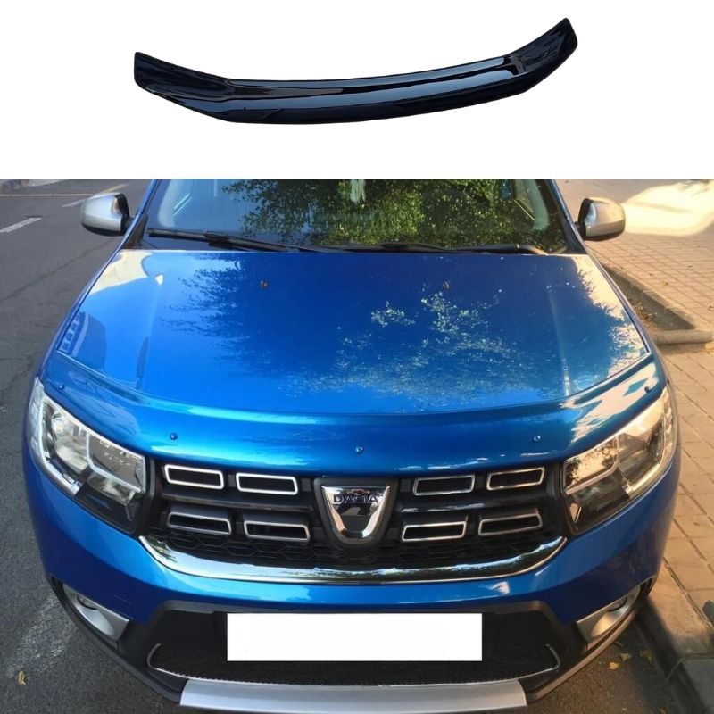 Βλησαρούλης Car Center - Ανεμοθραύστης / Αντιανεμικό Καπό Για Dacia Sandero 2012-2017 Stepway Μαύρο Χρώμα