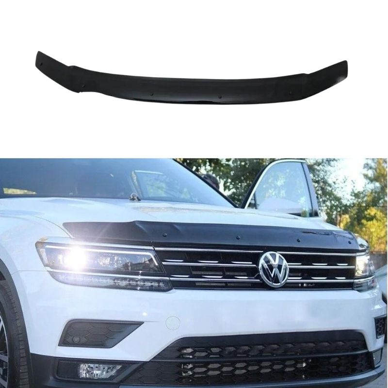 Βλησαρούλης Car Center - Ανεμοθραύστης / Αντιανεμικό Καπό Για VW Tiguan 2016+ Μαύρο Χρώμα