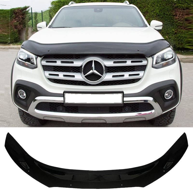 Βλησαρούλης Car Center - Ανεμοθραύστης / Αντιανεμικό Καπό Για Mercedes-Benz X-Class W470 2017+ Μαύρο Χρώμα