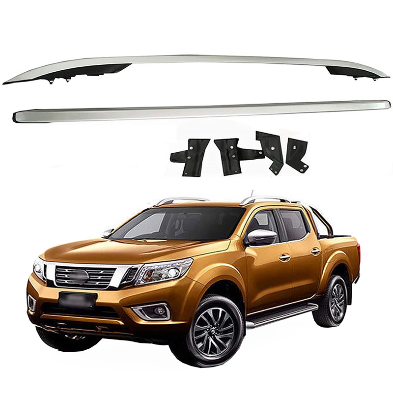 Βλησαρούλης Car Center - Μπάρες Οροφής Railing Για Nissan Navara 2015-2020 (Roof Rails) Ασημί 2 Τεμάχια