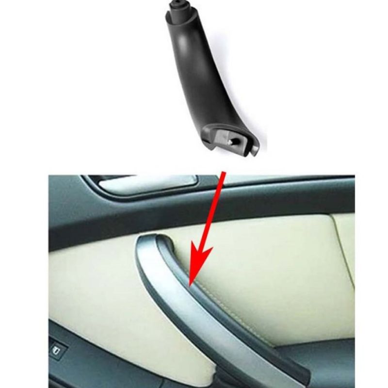Βλησαρούλης Car Center - Χειρολαβή Πόρτας Εσωτερική Για Bmw X5 E53 99-06 Εμπρός Δεξιά Εσωτερικό Κομμάτι Μαύρο