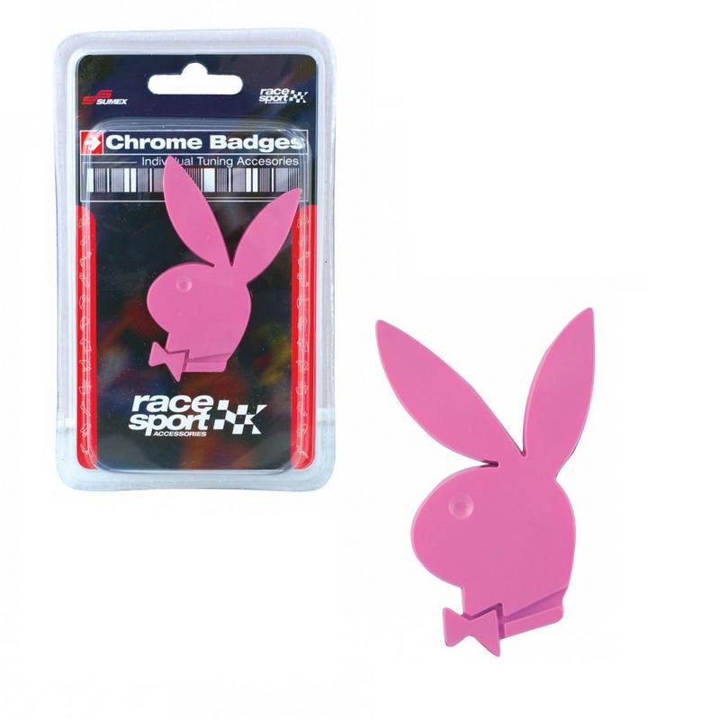 Βλησαρούλης Car Center - Αυτοκόλλητo 3D "Sexy Bunny" Pink Ροζ 4.5cm x 7.3cm 1 Τεμάχιο