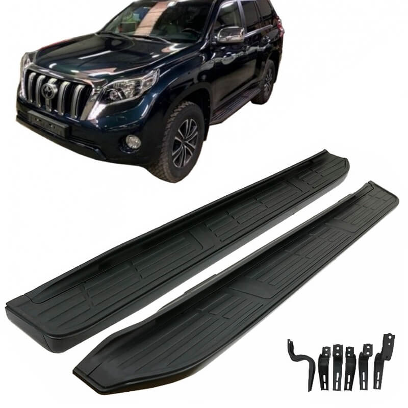 Βλησαρούλης Car Center - Πλαινά Σκαλοπάτια Για Toyota Land Cruiser Prado FJ150 2010+ Μαύρα 2 Τεμάχια
