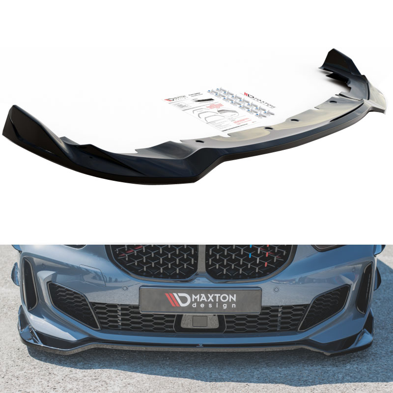Βλησαρούλης Car Center - Μπροστινό Spoiler Για Bmw 1 F40 2019+ 135M & M-Packet Γυαλιστερό Μαύρο Maxton Design 1 Τεμάχιο