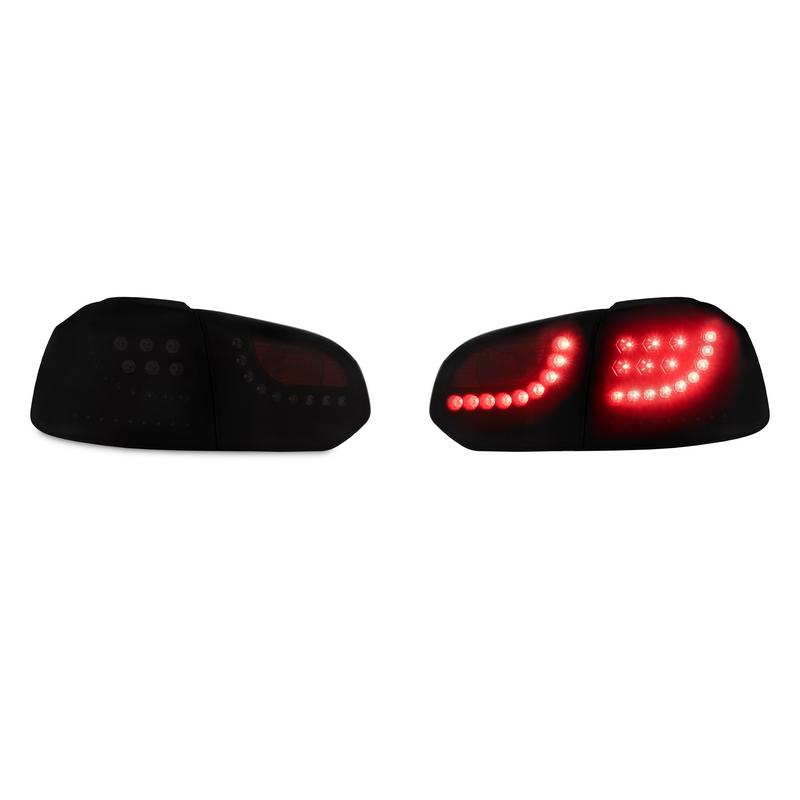 Βλησαρούλης Car Center - Πισινά Φανάρια Set Για Vw Golf VI (6) 08-12 Led Dynamic Urban Style Μαύρα Winjet