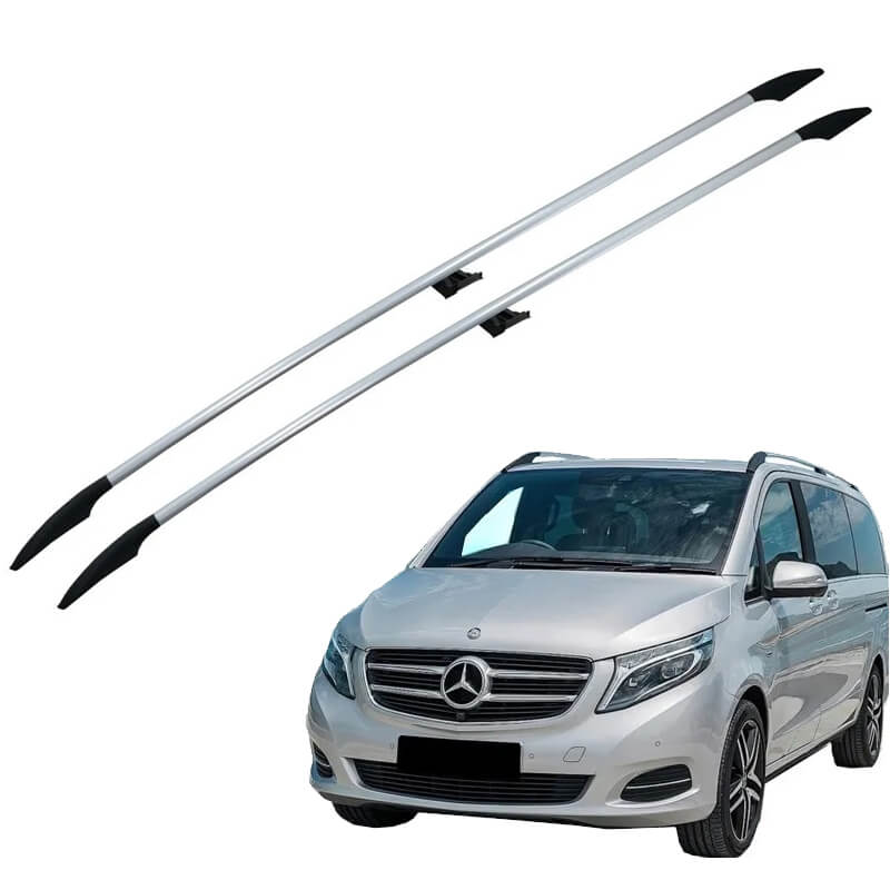 Βλησαρούλης Car Center - Μπάρες Οροφής Railing Για Mercedes-Benz V-Class W447 14+ Αλουμινίου Ασημί 2 Τεμάχια