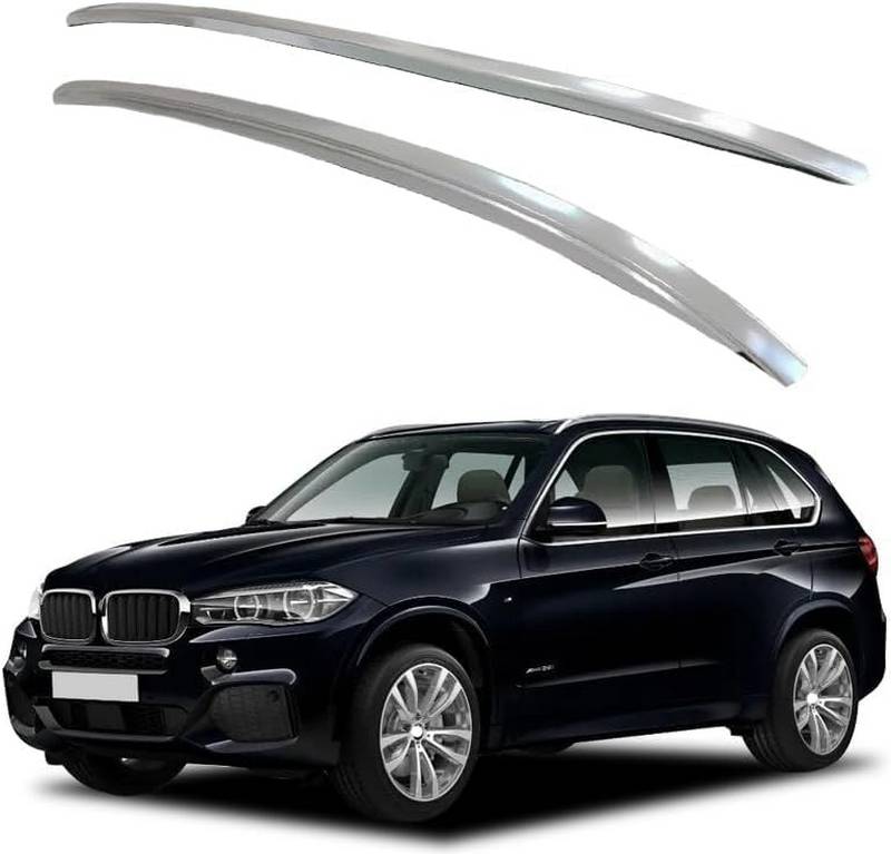 Βλησαρούλης Car Center - Μπάρες Οροφής Railing Για BMW X5 F15 2013-2018 Flush-Rails Αλουμινίου Ασημί 2 Τεμάχια