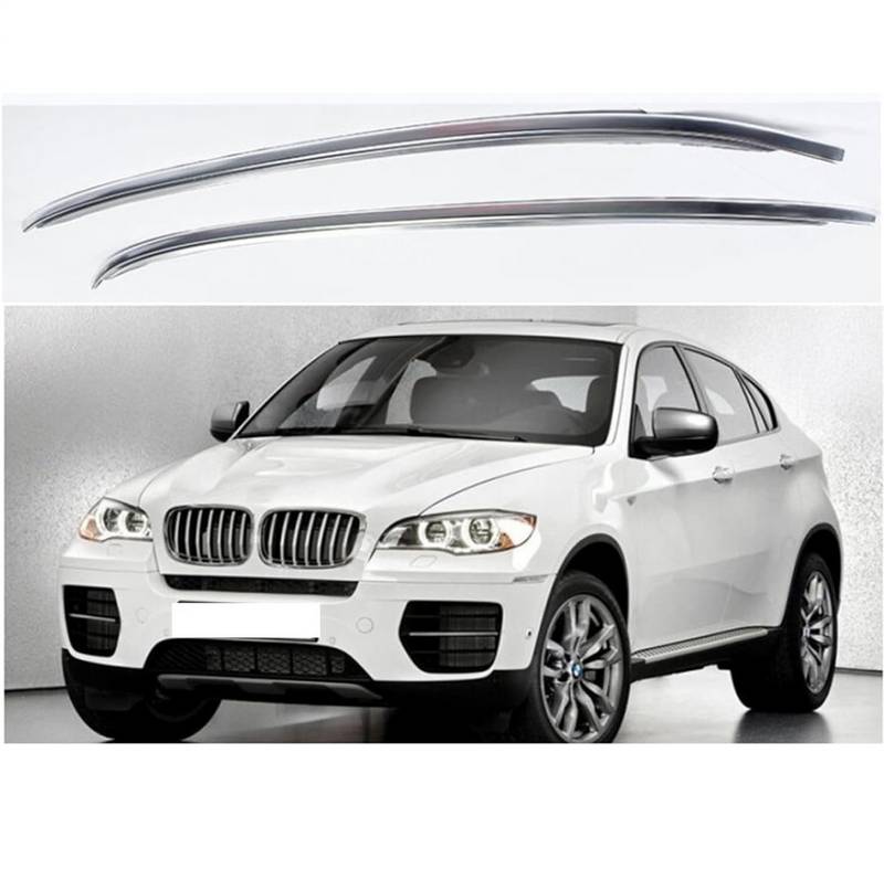 Βλησαρούλης Car Center - Μπάρες Οροφής Railing Για BMW X6 E71 2008-2015 Flush-Rails Αλουμινίου Ασημί 2 Τεμάχια