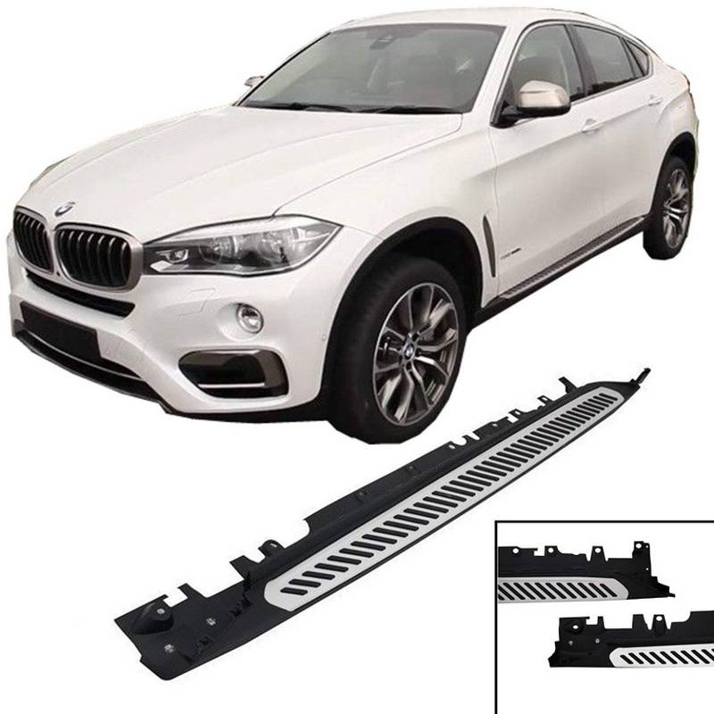 Βλησαρούλης Car Center - Πλαινά Σκαλοπάτια Για Bmw X6 F16 14-19 OEM Look 2 Τεμάχια