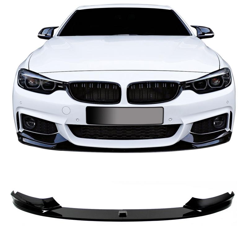 Βλησαρούλης Car Center - Μπροστινό Spoiler Για Bmw 4 F32/ F33/ F36, 2013-2021 M-Performance Γυαλιστερό Μαύρο M-Performance Look 2 Τεμάχια