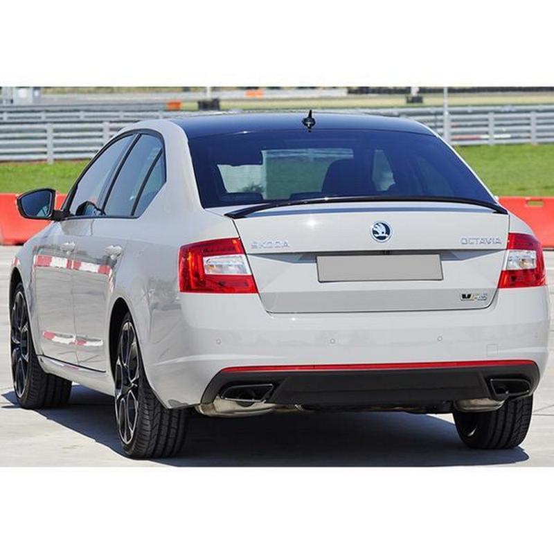 Βλησαρούλης Car Center - Αεροτομή Πορτ Παγκάζ Για Skoda Octavia MK3 13-20 VRS Style Μαύρο Γυαλιστερό Από Abs Πλαστικό