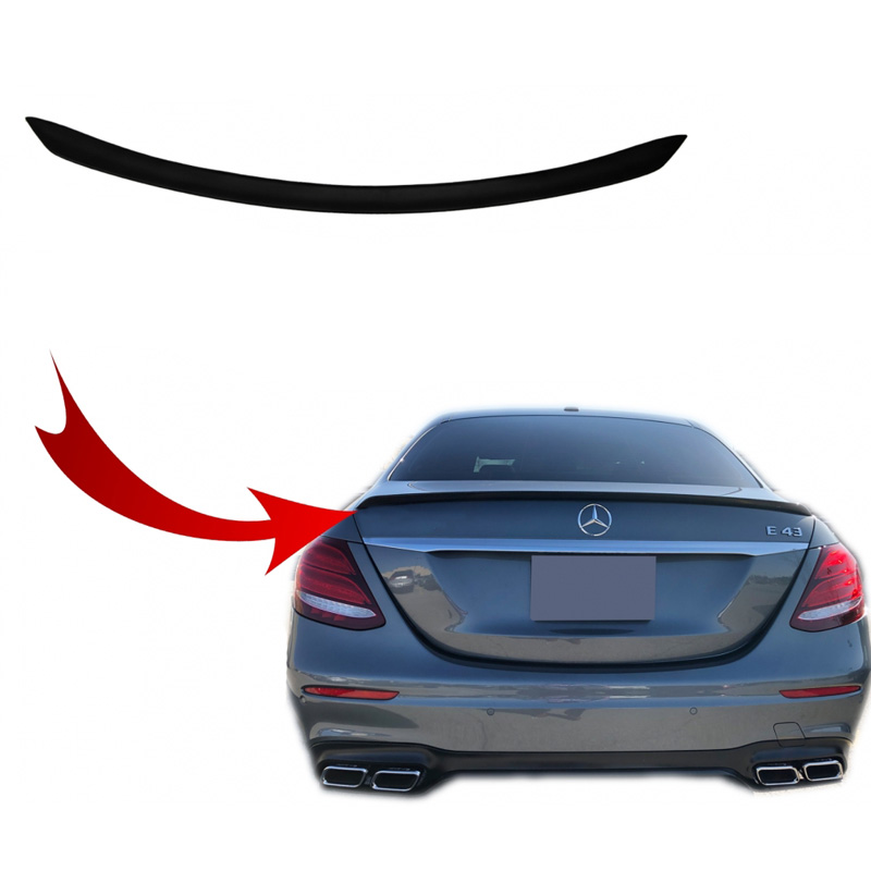 Βλησαρούλης Car Center - Αεροτομή Πορτ Παγκάζ Για Mercedes-Benz E-Class W213 16+ Πλαστική Μαύρη Ματ