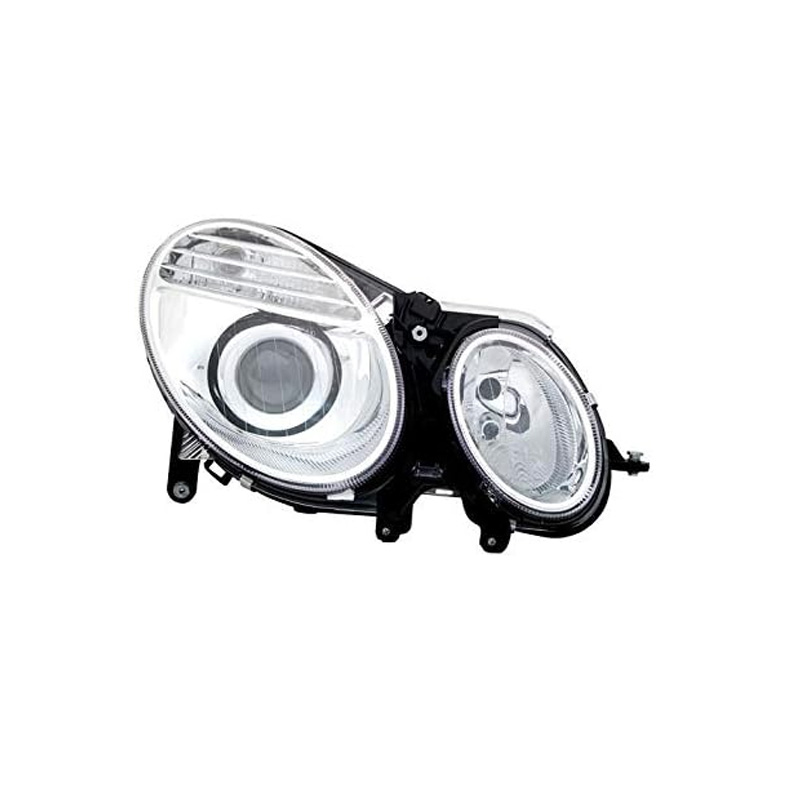 Βλησαρούλης Car Center - Φανάρι Μπροστινό Δεξί Για Mercedes-Benz E-Class W211 06-09 Χρωμίου Facelift H7/H7 Με Μοτέρ TYC