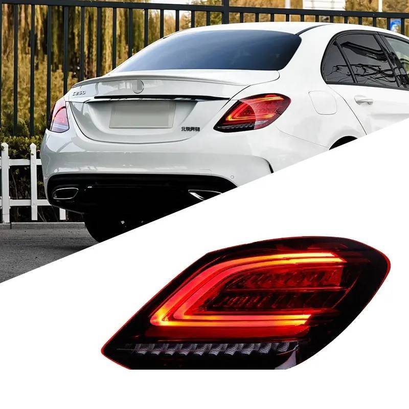 Βλησαρούλης Car Center - Πισινά Φανάρια Set Για Mercedes-Benz C-Class W205 14-18 Full Led Bar Facelift Look Carner
