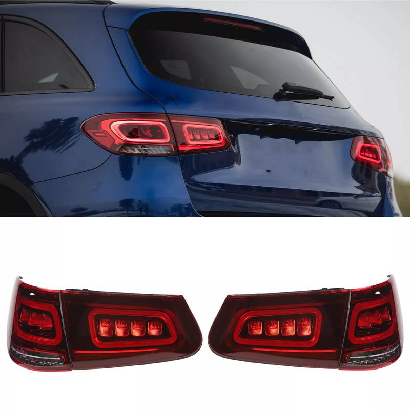 Βλησαρούλης Car Center - Πισινά Φανάρια Set Για Mercedes-Benz GLC C253/X253 Pre-Face To Facelift Look Full Led Bar Carner