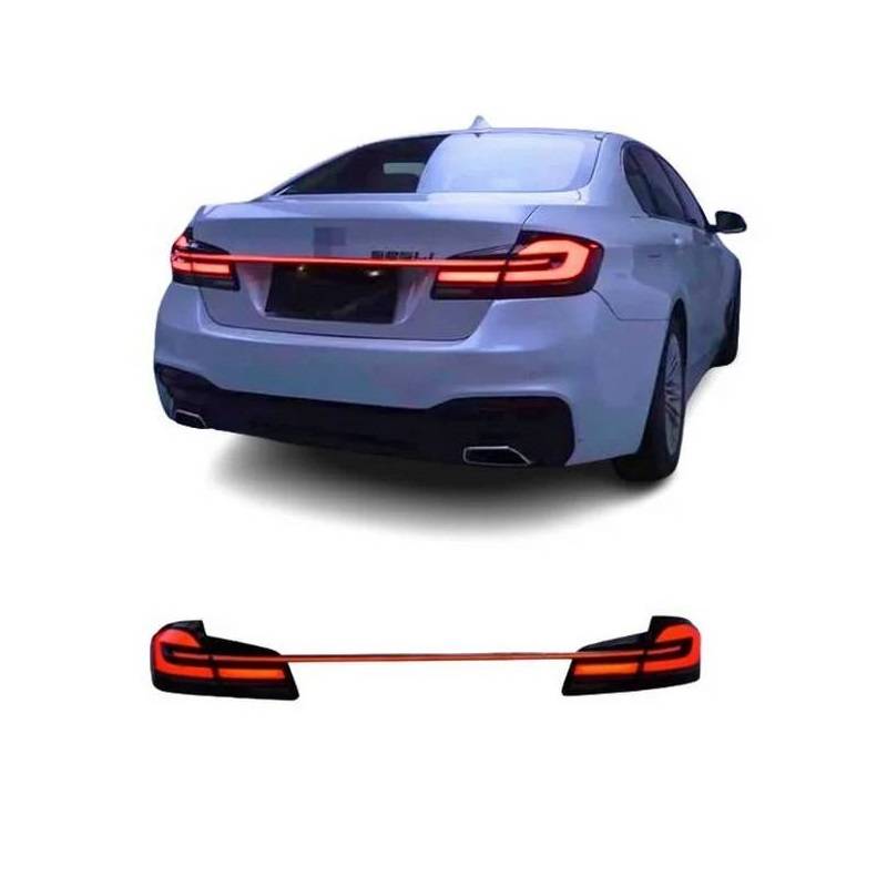 Βλησαρούλης Car Center - Πισινά Φανάρια Set Για 5 F10 /F18 11-17 G30 Look Full Led Bar With Center Light Dynamic Carner