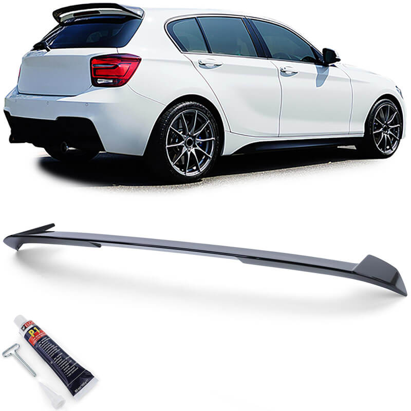 Βλησαρούλης Car Center - Αεροτομή Οροφής Για Bmw 1 F20 F21 11-15 Pre-facelift Μαύρη Γυαλιστερή