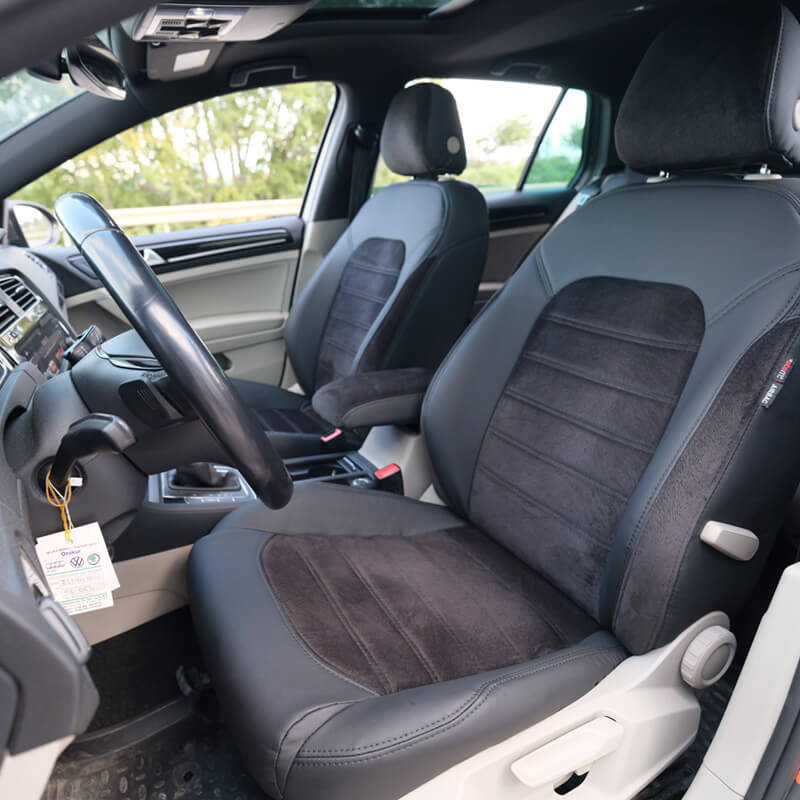Βλησαρούλης Car Center - Καλύμματα Αυτοκινήτου Otom Custom Fit Για VW Golf VII (7) 12-20 Sued / Rachel / Δερματίνη Σετ Εμπρός / Πίσω 14 Τεμαχίων Μαύρο 56052_ΚV_LD