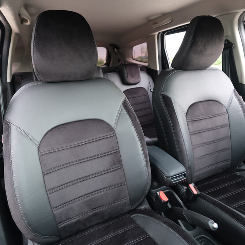 Βλησαρούλης Car Center - Καλύμματα Αυτοκινήτου Otom Custom Fit Για Dacia Duster 2018-2021 Sued / Rachel / Δερματίνη Σετ Εμπρός / Πίσω 15 Τεμαχίων Μαύρο 34015_ONKY_LD