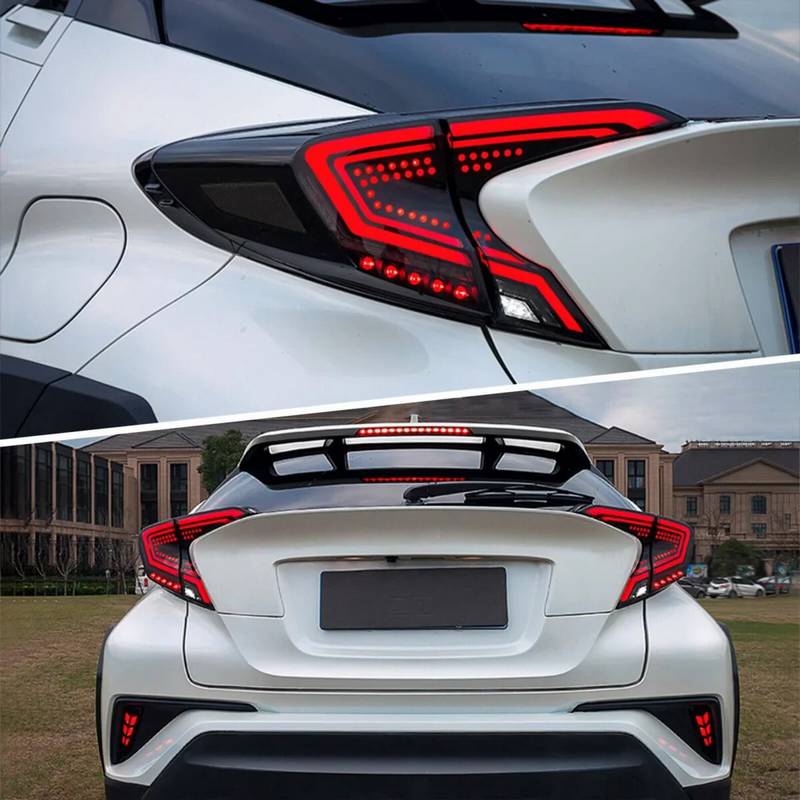 Βλησαρούλης Car Center - Πισινά Φανάρια Set Για Toyota C-HR 2016-2019 Full Led Bar / Dynamic Φλας Black