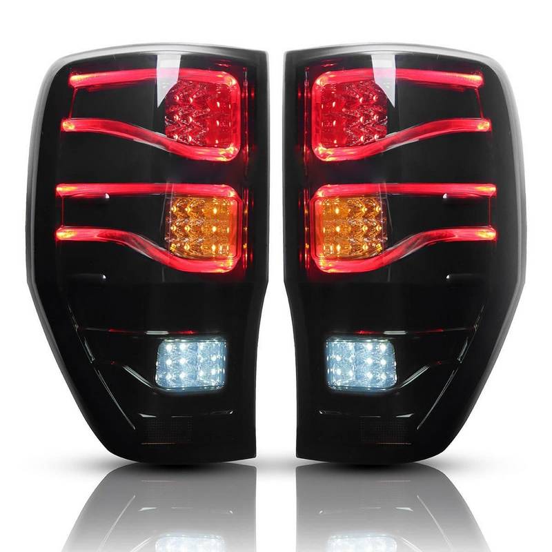 Βλησαρούλης Car Center - Πισινά Φανάρια Set Για Ford Ranger T6 T7 T8 12-20 Led Bar Black Full Led