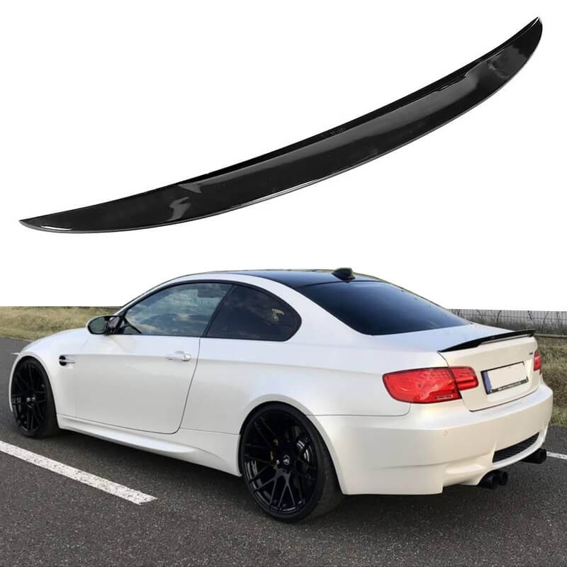Βλησαρούλης Car Center - Αεροτομή Πορτ Παγκάζ Για Bmw 3 E92 05-11 M-Performance Look Από Abs Πλαστικό Μάυρη Γυαλιστερή