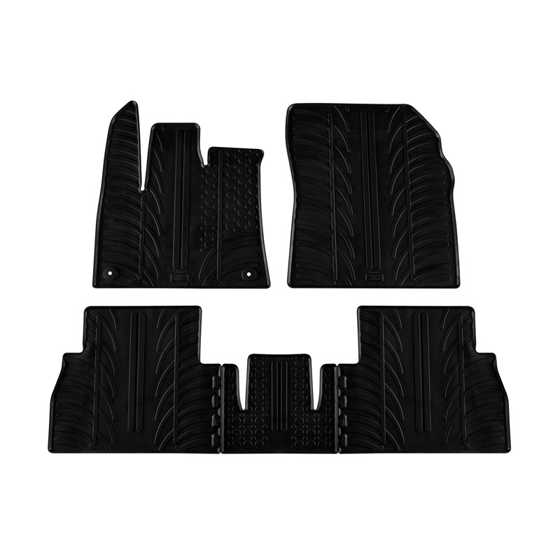Βλησαρούλης Car Center - Πατάκια Αυτοκινήτου Gledring 0098 Citroen Berlingo 2018+ / Opel Combo E 2018+ / Peugeot Rifter 2018+ Μαύρο 5 Τεμάχια