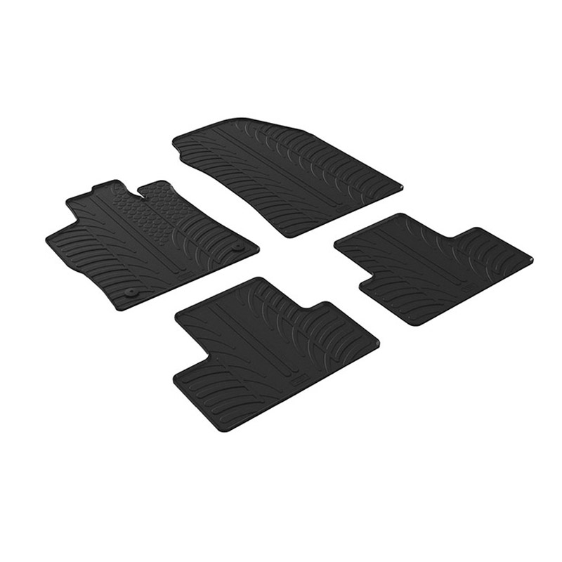 Βλησαρούλης Car Center - Πατάκια Αυτοκινήτου Gledring 0167 Peugeot 308 2021+ Hatchback / Opel Astra L 2021+ Hatchback Μαύρο 4 Τεμάχια