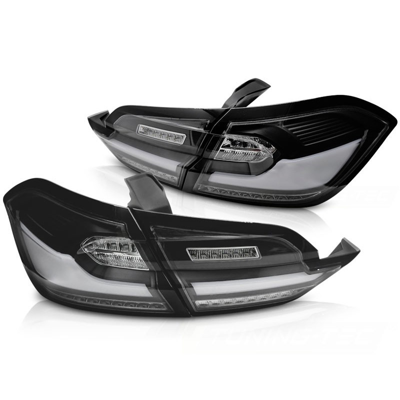 Βλησαρούλης Car Center - Πισινά Φανάρια Set Για Ford Fiesta 2017-2021 Led Bar Black JunYan