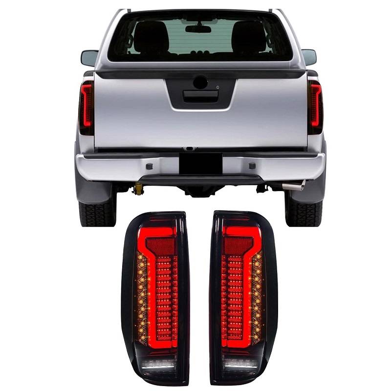 Βλησαρούλης Car Center - Πισινά Φανάρια Set Για Nissan Navara D40 2005-2015 Full Led Bar / Dynamic Φλας Black