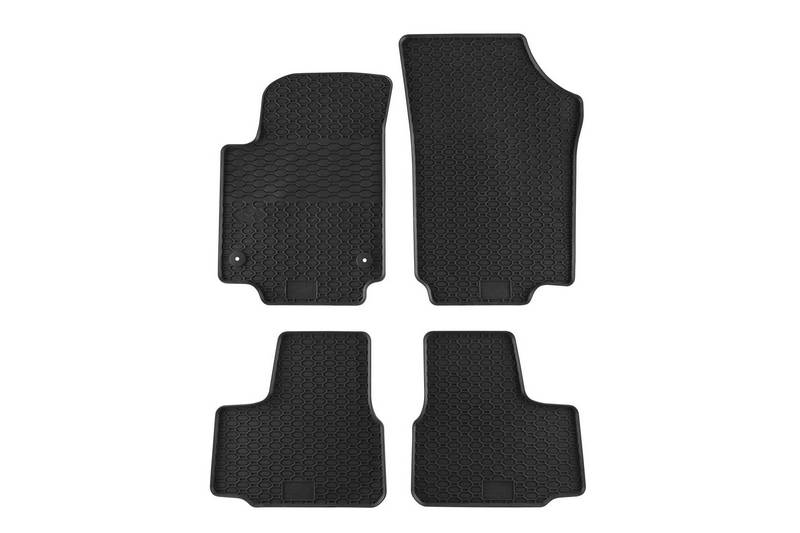Βλησαρούλης Car Center - Λαστιχένια Πατάκια Geyer & Hosaja Για VW Up, Skoda Citigo, Seat MII 2011+  4 Τεμάχια Μαύρο 814/4C