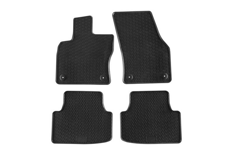 Βλησαρούλης Car Center - Λαστιχένια Πατάκια Geyer & Hosaja Για Audi Q3 II 2018+, VW Tiguan 2016-2024 4 Τεμάχια, Μαύρα 879/4C