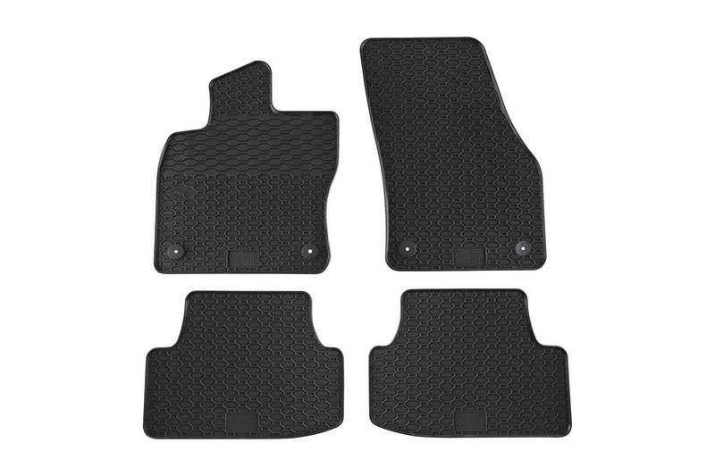Βλησαρούλης Car Center - Λαστιχένια Πατάκια Geyer & Hosaja Για Seat Ateca 2016+ / Skoda Karoq 2017+ 4 Τεμάχια Μαύρα 893/4C