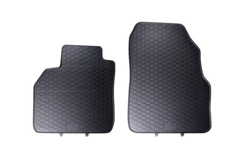 Βλησαρούλης Car Center - Λαστιχένια Πατάκια Geyer & Hosaja Για Citroen Berlingo / Fiat Doblo / Peugeot Partner / Opel Combo 2018+ / Toyota Proace City 2019+ 2 Τεμάχια Εμπρός Μαύρα 918/2C