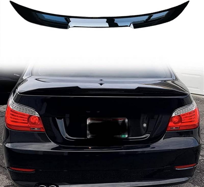 Βλησαρούλης Car Center - Αεροτομή Πορτ Παγκάζ Για Bmw 5 E60 03-11 M4 Look Lipspoiler Γυαλιστερή Μαύρη Από Πλαστικό