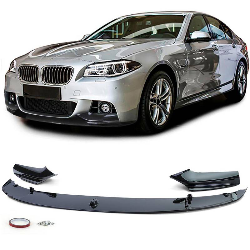 Βλησαρούλης Car Center - Μπροστινό Spoiler Για Bmw 5 F10 / F11 2010-2013 M-Tech Μαύρο Γυαλιστερο Από Abs Πλαστικό 1 Τεμάχιο