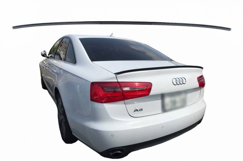 Βλησαρούλης Car Center - Αεροτομή Πορτ Παγκάζ Για Audi A6 C7 11-18 Μαύρη Γυαλιστερή Από Abs Πλαστικό
