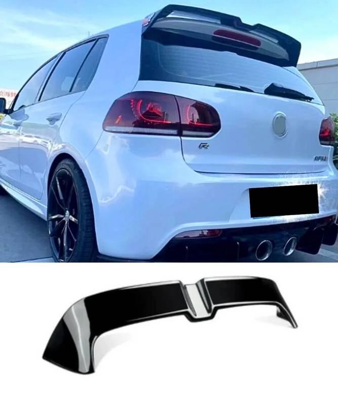 Βλησαρούλης Car Center - Αεροτομή Οροφής Για Vw Golf VI (6) 08-13 "Oettinger Look" Απλή Έκδοση Μαύρο Γυαλιστερό