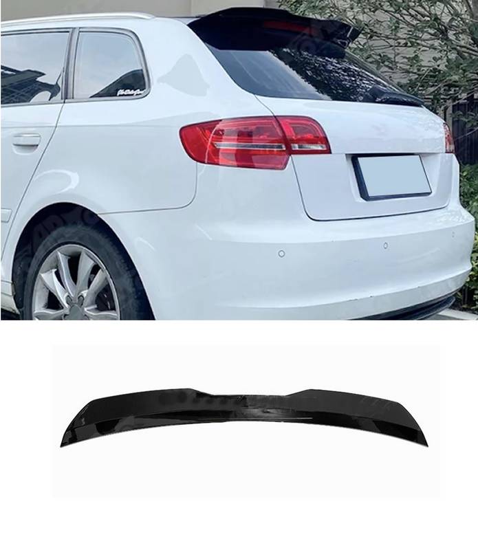 Βλησαρούλης Car Center - Αεροτομή Οροφής Για Audi A3 8P 09-11 Facelift Sportsback 5D Μαύρο Γυαλιστερό Από Abs Πλαστικό
