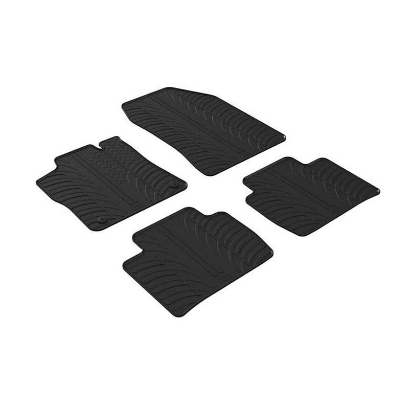 Βλησαρούλης Car Center - Πατάκια Αυτοκινήτου Gledring 0169 Peugeot 408X PHEV Crossover 2022- Αυτόματο Μαύρο 4 Τεμάχια