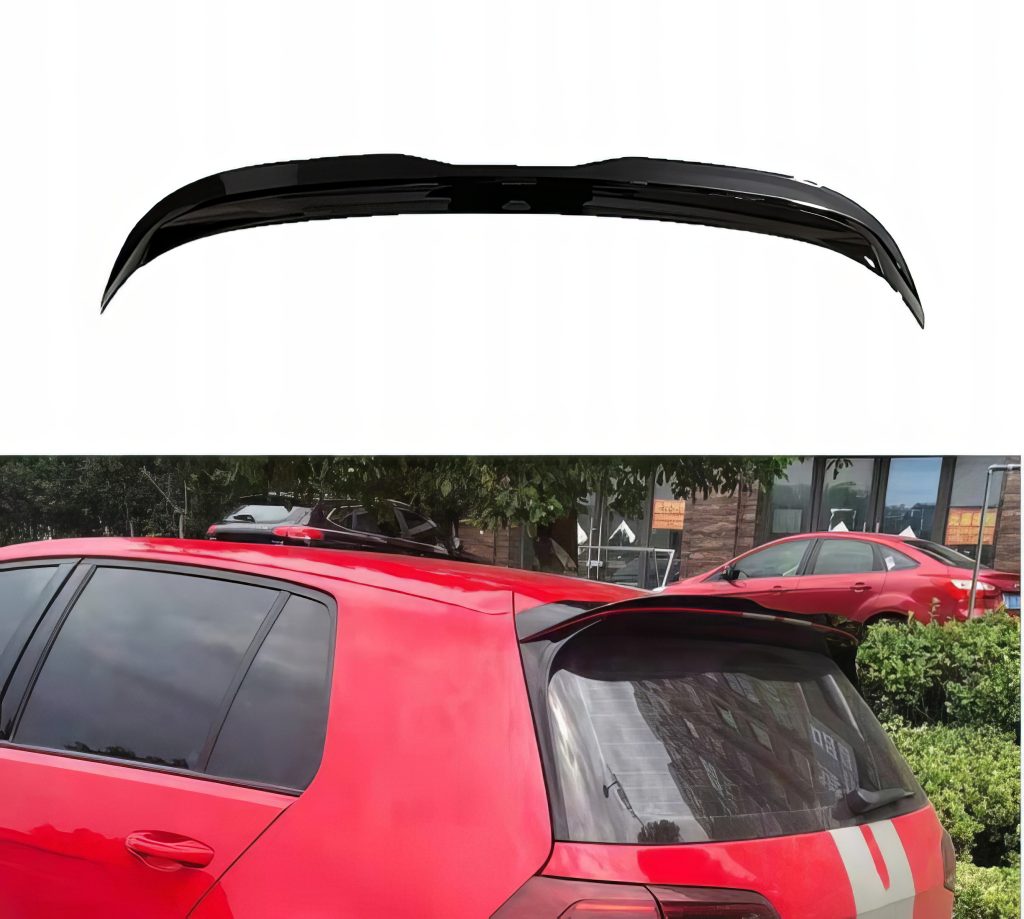Βλησαρούλης Car Center - Αεροτομή Οροφής Spoiler Πρόσθετο Για Vw Golf 7/7.5 Piano Black Από Abs Πλαστικό (V2)
