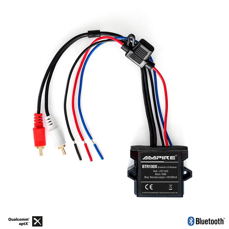 Βλησαρούλης Car Center - Ampire BTR100x Δέκτης Bluetooth (Τεμάχιο)-