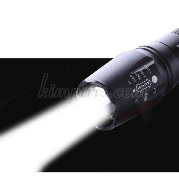 Βλησαρούλης Car Center - Φακός LED επαναφορτιζόμενος 100 lumen με zoom OEM BL-8668