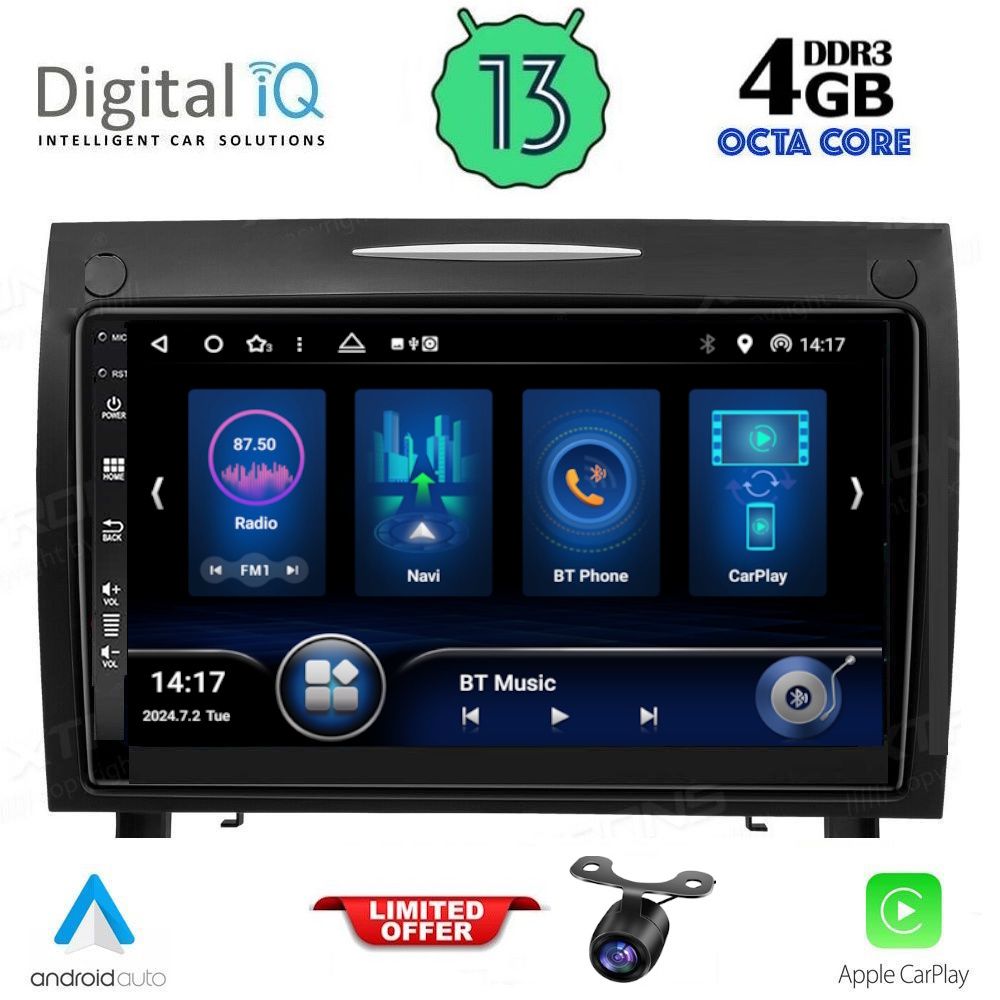 Βλησαρούλης Car Center - DIQ BXD 6419_CPA (9inc) MULTIMEDIA TABLET for MERCEDES SLK R171 mod. 2004-2010