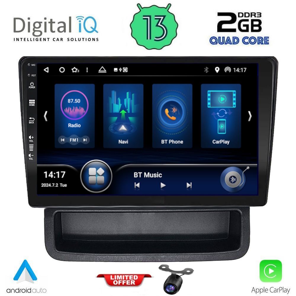 Βλησαρούλης Car Center - DIQ BXD 6559_CPA (10inc) MULTIMEDIA TABLET for OPEL VIVARO – RENAULT TRAFIC - NISSAN PRIMASTAR mod. 2004-2015