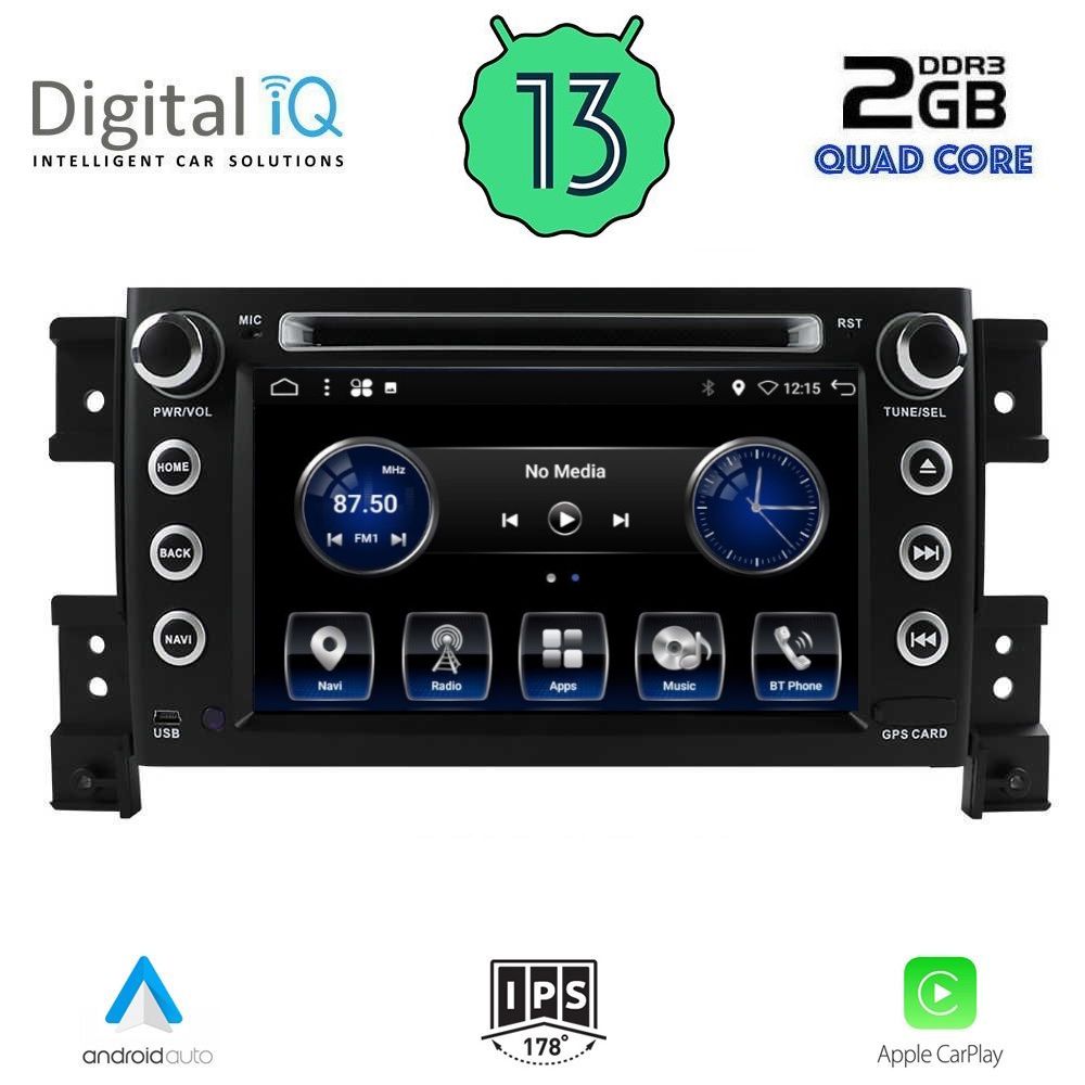 Βλησαρούλης Car Center - DIGITAL IQ BXH 254_CPA (7” DVD) MULTIMEDIA SYSTEM for SUZUKI GRAND VITARA mod. 2005-2015